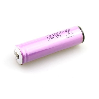 ICR18650-26F 2600mAh 3.7V Li-ion Rechargeable Battery Cell with PCB Protection